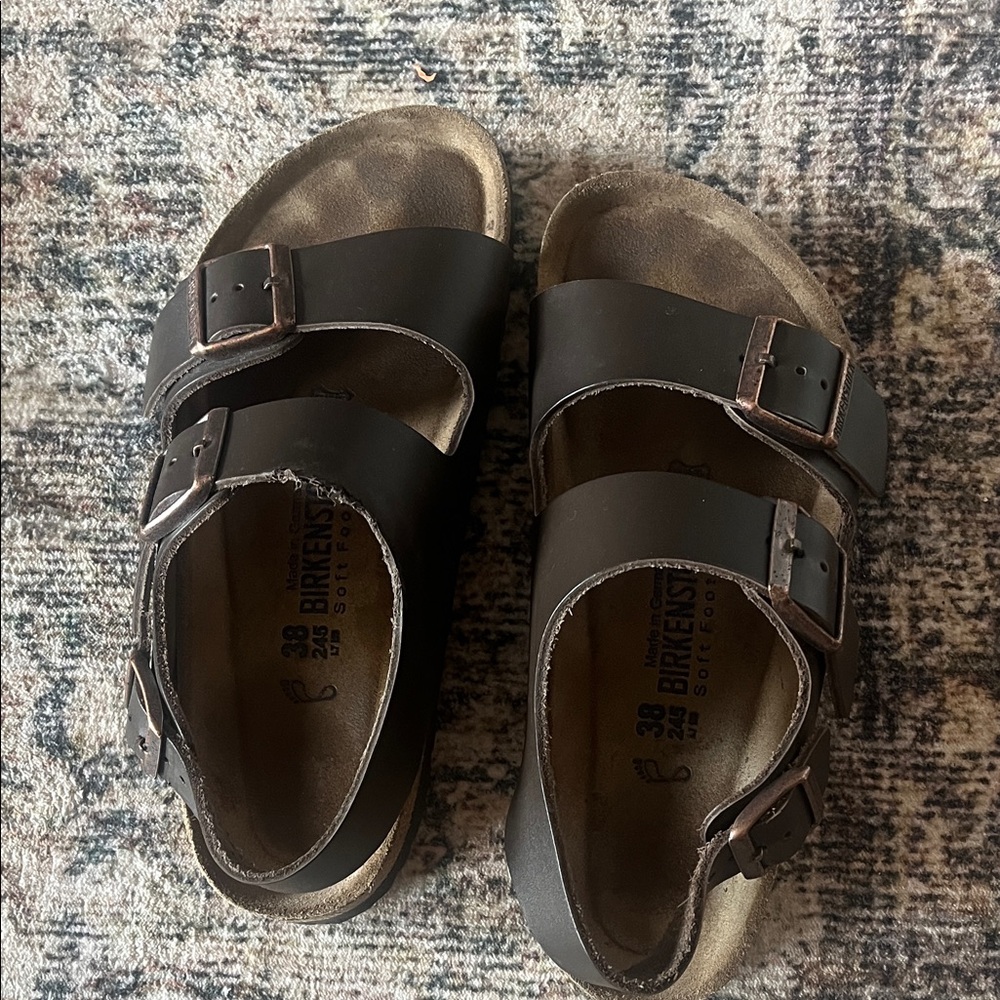 Birkenstock Kids Dark Brown Sandals